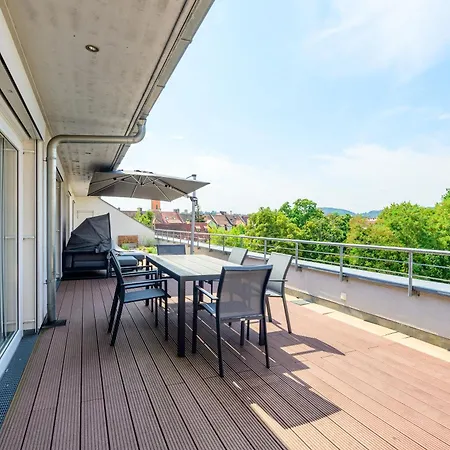 شقة Sevenhills Penthouse Mit Grosser Dachterasse, 4 Fuer 7 Gaeste *